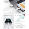 Usams ������� USB-C �� Usb US-SJ658, 66W, 480Mbps, 1.2m, ����� - (SJ658USB02)