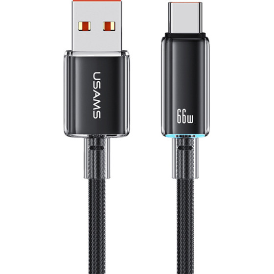 Usams ������� USB-C �� Usb US-SJ658, 66W, 480Mbps, 1.2m, ����� - (SJ658USB01)