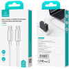 Usams ������� USB-C �� USB-C US-SJ660, 100W, 480Mbps, 1.2m, ����� - (SJ660USB02)