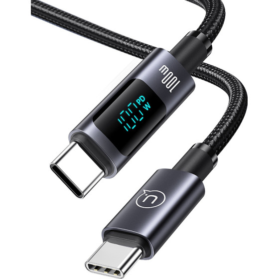 Usams ������� USB-C �� USB-C US-SJ671, 100W, 480Mbps, 1.2m, ����� - (SJ671USB01)