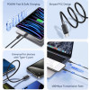 Usams ������� USB-C �� USB-C US-SJ691, 60W, 480Mbps, 1m, ����� - (SJ691USB02)