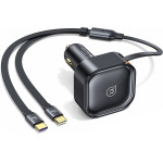 Usams ��������� ����������� US-CC220 �� ������� 2x USB-C, 30W, ������ - (CC220CC01)