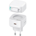 Usams ��������� ������ US-CC209 ������� Lightning, USB-C 35W GaN, ������ - (CC209TC02)