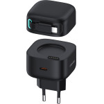 Usams ��������� ������ US-CC209 ������� Lightning, USB-C 35W GaN, ������ - (CC209TC01)