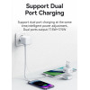 Usams ��������� ������ US-CC209 ������� Lightning, USB-C 35W GaN, ������ - (CC209TC01)