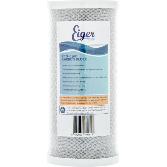 Eiger Filters BBCTO10 ������ ������� ������� ������� ��� �������� Big Blue 10'' x 4.5'' 5�m - (WF-CTO-10B)