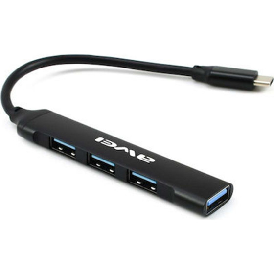 Awei ���������� USB Hub �� 4 ����� - CL-150T - USB Type-C - 888056