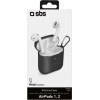 SBS Silicone Case Airpods 1/2 Black - (TEAPCOVK)