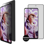 Idol 1991 Tempered Glass Realme C55 6.72'' 9H 0.25mm Privacy Antispy Semi Curved Full Glue BLACK
