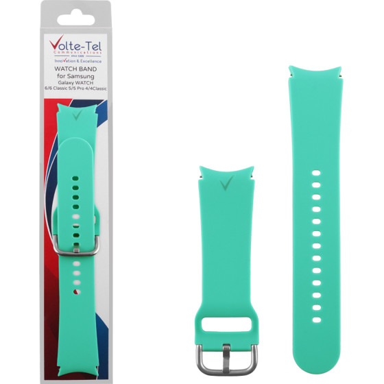 Volte-Tel ������� �������� ��������� Samsung Watch 6/6 CLASSIC/5/5 PRO/4/4 Classic 46 mm/3 41mm Mint Green VT112
