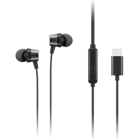 Lenovo USB-C Wired In-Ear Headphones - (4XD1J77351)
