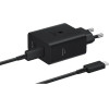 Samsung Fast Gan Travel Charger 50W Duo + Cable Type C To Type C Black - (EP-T5020XBEGEU)