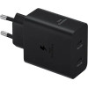 Samsung Fast Gan Travel Charger 50W Duo + Cable Type C To Type C Black - (EP-T5020XBEGEU)