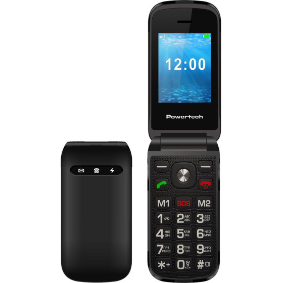 Powertech ������ �������� Milly Flip, 2.4'', Dual SIM, ������� SOS, ����� - (PTM-38)