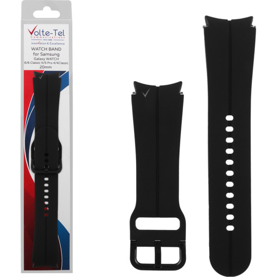 Volte-Tel ������� �������� ��������� Samsung Watch 6/6 CLASSIC/5/5 PRO/4/4 Classic 46 mm/3 41mm Black VT114