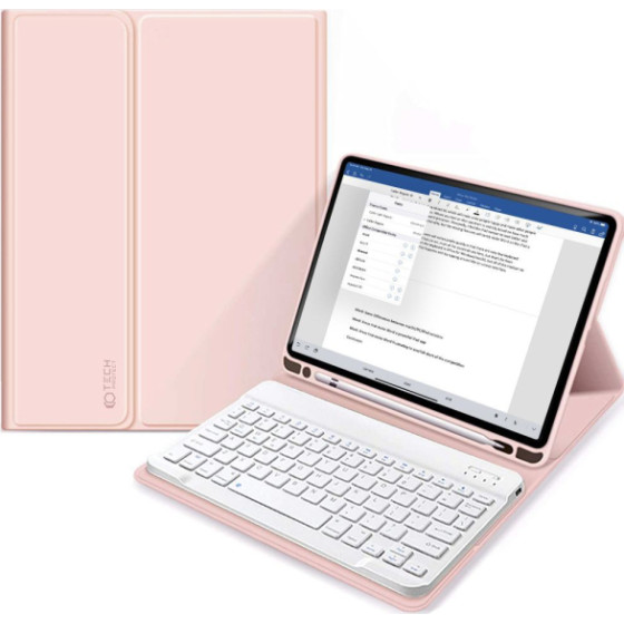 Tech-Protect Sc Pen Case With Keyboard Ipad 10.9 2022 Pink - (TPSCPIPAD109P)