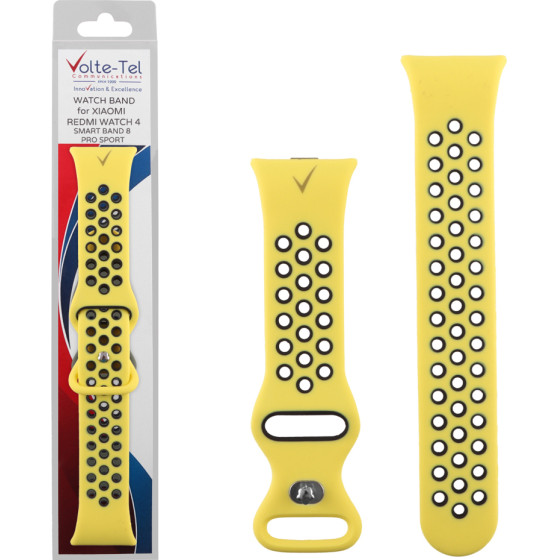 Volte-Tel ������� �������� ��������� Xiaomi Redmi Watch 4/Smart Band 8 Pro Sport YELLOW-Black VT129
