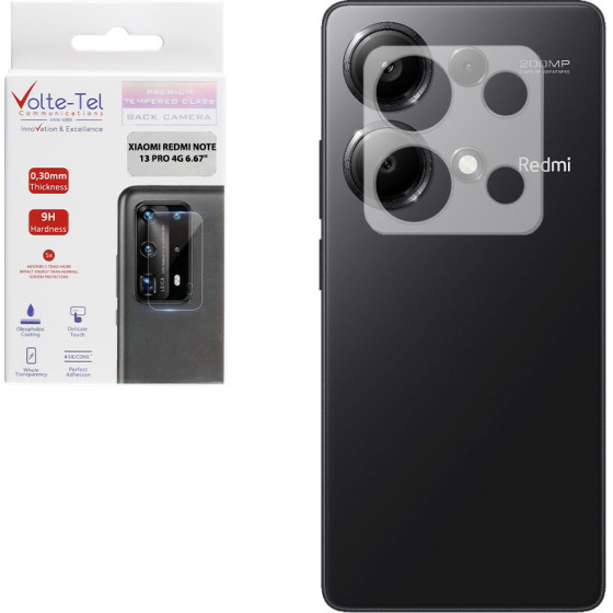Volte-Tel Tempered Glass Xiaomi Redmi Note 13 Pro 4G 6.67'' 9H 0.30mm For CAMERA