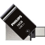 Philips 2-in-1 16GB Usb 3.1 Stick �� ������� USB-C ����� (���PHUSB16G2IN1OTGGU3C) - (PHUSB16G2IN1OTGGU3C)