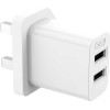 XO L109 (UK) Dual USB-A 2.4A Charger With Type-C cable