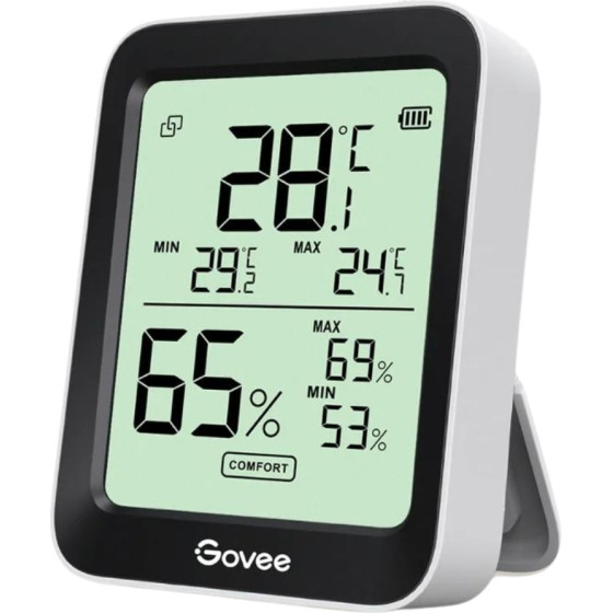 Govee Bluetooth Thermometer Hygrometer With Screen - (Govee H5075)