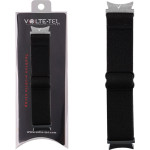 Volte-Tel ������� �������� Samsung Watch 6/6 CLASSIC/5/5 PRO/4/4 Classic 46 mm/3 41mm Elastic Braided Nylon Black VT118 - (5205308361005)