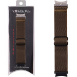 Volte-Tel ������� �������� Samsung Watch 6/6 CLASSIC/5/5 PRO/4/4 Classic 46 mm/3 41mm Elastic Braided Nylon Khaki VT118 - (5205308361012)