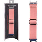 Volte-Tel ������� �������� Samsung Watch 6/6 CLASSIC/5/5 PRO/4/4 Classic 46 mm/3 41mm Elastic Braided Nylon Pink VT118 - (5205308361029)