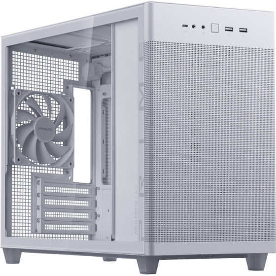 Asus Case Prime AP201 Tempered Glass Microatx White - (90DC00G3-B39010)