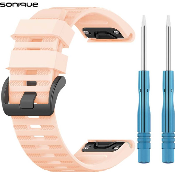Sonique ������� ��������� Stripe Band 26mm ��� Garmin Fenix 3/3HR/5X/5X PLUS/6X/6X PRO/7X/Tactix 7/Tactix Delta/Enduro ��� - ��� - ��������