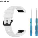 Sonique ������� ��������� Stripe Band ��� Garmin Fenix 5/5 Plus/6/6 Pro/7/Sapphire/EPIX gen2/Descent G1/forerunner 935/945/955 ����� - ����� - ��������
