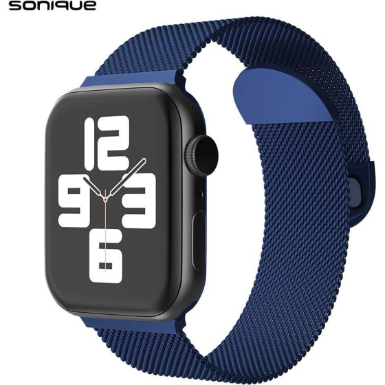 Sonique ������� Stainless Steel Milanese Classic ��� Apple Watch (42/44/45/49MM) ���� - ����