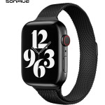 Sonique ������� Stainless Steel Milanese Slim ��� Apple Watch (42/44/45/49MM) ����� - �����