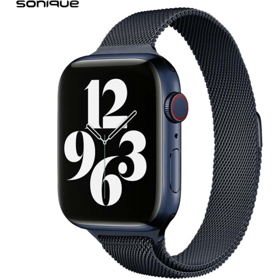 Sonique ������� Stainless Steel Milanese Slim ��� Apple Watch (42/44/45/49MM) ���� ���� - ���� ����