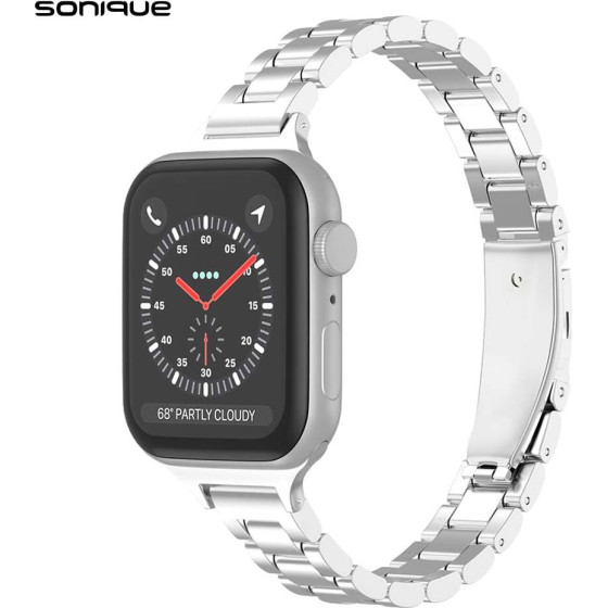 Sonique ������� Stainless Steel Slim Bracelet Classic ��� Apple Watch (42/44/45/49MM) ����� - �����