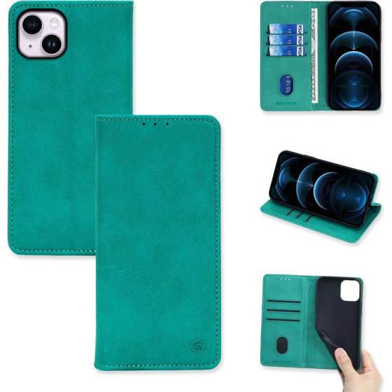 Sonique ���� ��������� Vintage Magnet Wallet Apple iPhone 14 Plus ������� - ������� - iPhone 14 Plus - ���� ���������