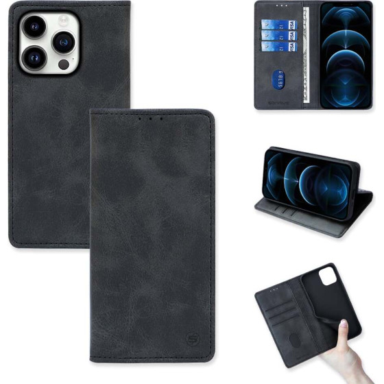 Sonique ���� ��������� Vintage Magnet Wallet Apple iPhone 14 Pro ����� - ����� - iPhone 14 Pro - ���� ���������