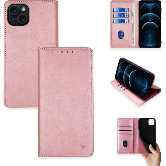 Sonique ���� ��������� Vintage Magnet Wallet Apple iPhone 15 Plus ��� ����� - ��� ����� - iPhone 15 Plus - ���� ���������