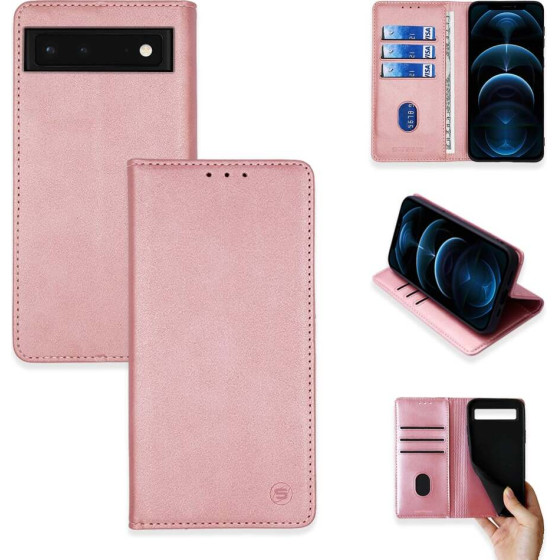 Sonique ���� ��������� Vintage Magnet Wallet Google Pixel 6a ��� ����� - ��� ����� - Pixel 6a - ���� ���������