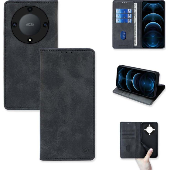 Sonique ���� ��������� Vintage Magnet Wallet Honor Magic5 Lite 5G ����� - ����� - Honor Magic5 Lite 5G - ���� ���������