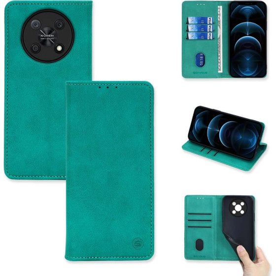 Sonique ���� ��������� Vintage Magnet Wallet Huawei Nova Y90 ������� - ������� - Nova Y90 - ���� ���������