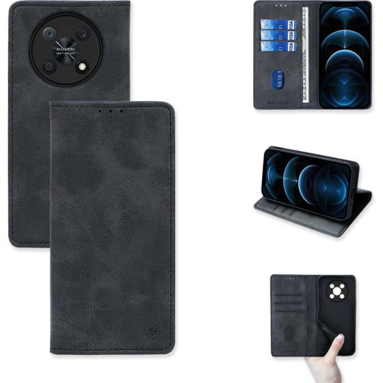 Sonique ���� ��������� Vintage Magnet Wallet Huawei Nova Y90 ����� - ����� - Nova Y90 - ���� ���������
