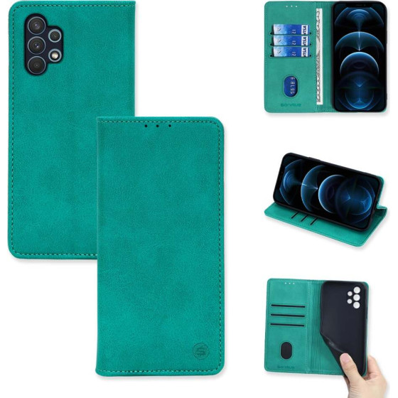 Sonique ���� ��������� Vintage Magnet Wallet Samsung Galaxy A32 4G ������� - ������� - Galaxy A32 4G - ���� ���������