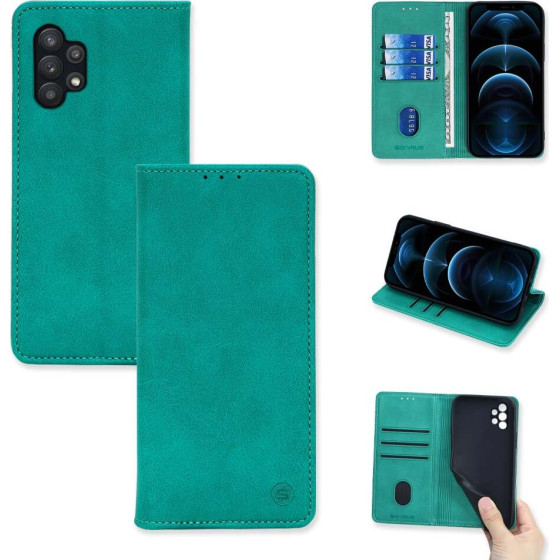 Sonique ���� ��������� Vintage Magnet Wallet Samsung Galaxy A32 5G ������� - ������� - Galaxy A32 5G - ���� ���������