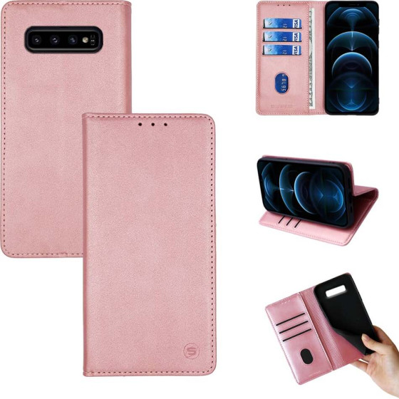 Sonique ���� ��������� Vintage Magnet Wallet Samsung Galaxy S10 Plus ��� ����� - ��� ����� - Galaxy S10 Plus - ���� ���������