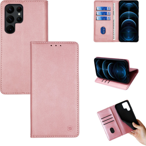 Sonique ���� ��������� Vintage Magnet Wallet Samsung Galaxy S22 Ultra ��� ����� - ��� ����� - Galaxy S22 Ultra - ���� ���������