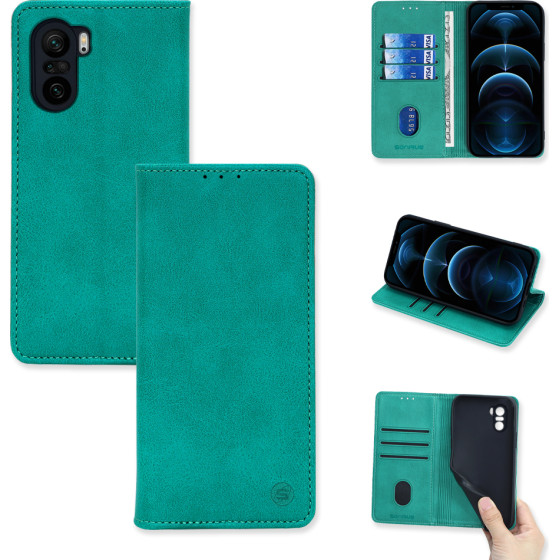 Sonique ���� ��������� Vintage Magnet Wallet Xiaomi Poco F3/Mi 11i ������� - ������� - Poco F3/Mi 11i - ���� ���������