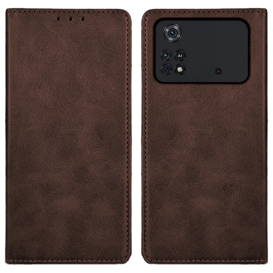 Sonique ���� ��������� Vintage Magnet Wallet Xiaomi Poco M4 Pro 4G ���� - ���� - POCO M4 Pro 4G - ���� ���������