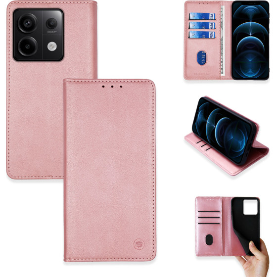 Sonique ���� ��������� Vintage Magnet Wallet Xiaomi Redmi Note 13 Pro 5G / Poco X6 5G ��� ����� - ��� ����� - Poco X6 5G, Redmi Note 13 Pro 5G - ���� ���������