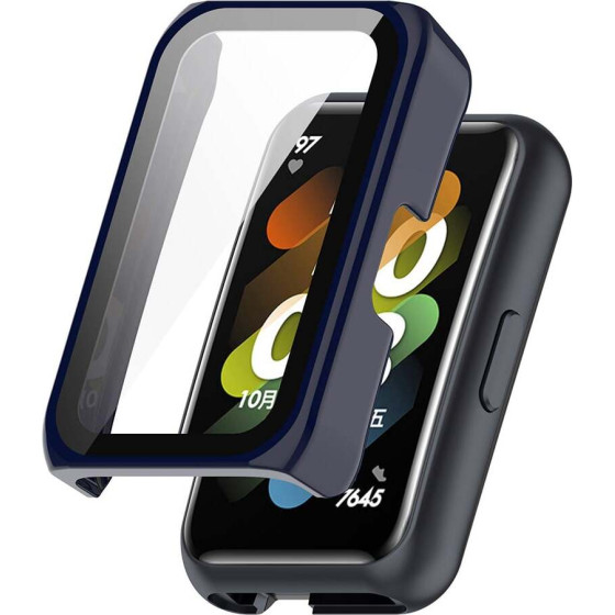 Sonique ���� ��������� PC + Tempered Glass ��� Huawei Band Band 6 / Band 7 ���� ������ - ���� ������ - Band 6, Band 7 - Watch Glass
